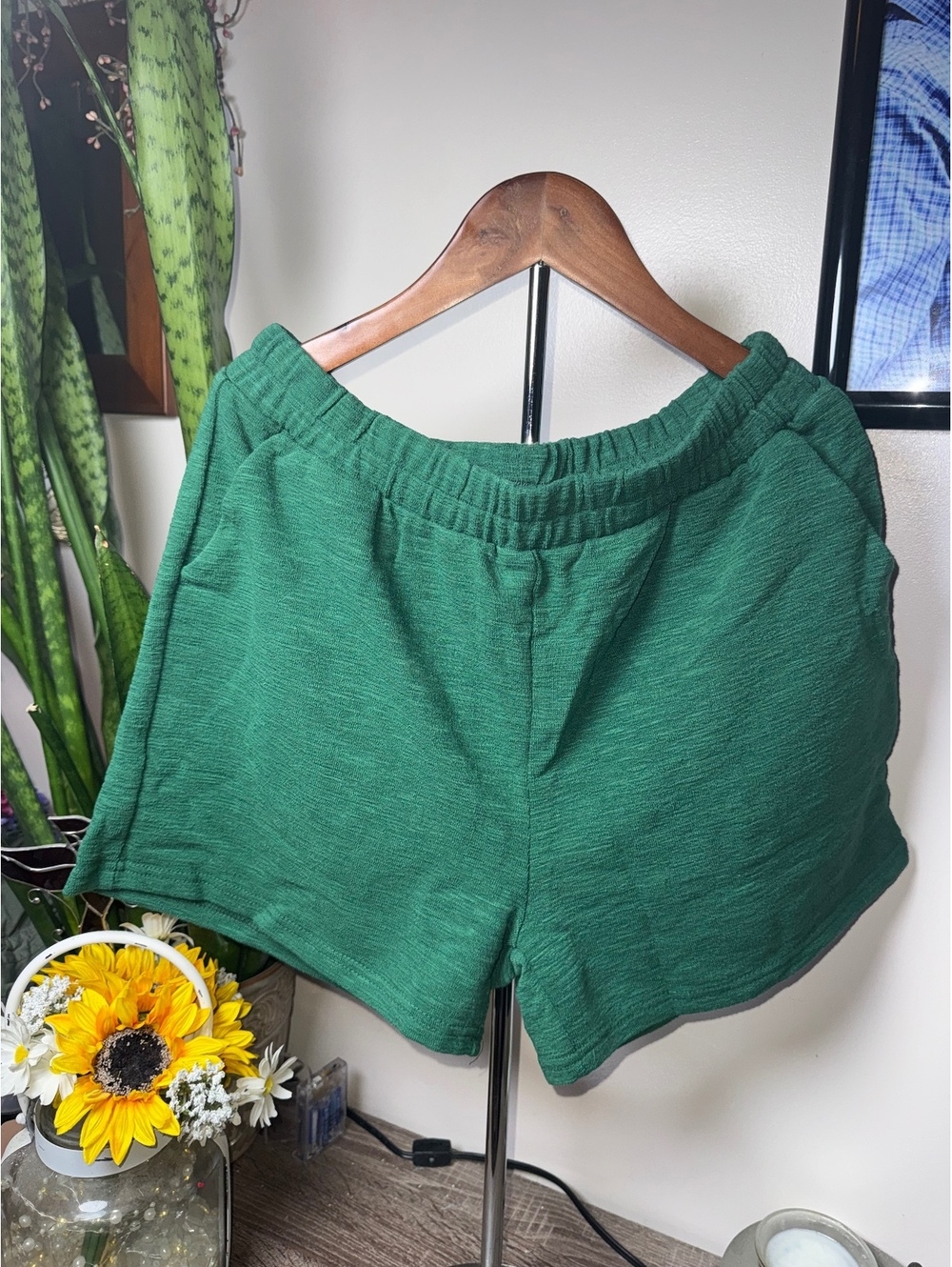 Zenana Textured Pocket Shorts